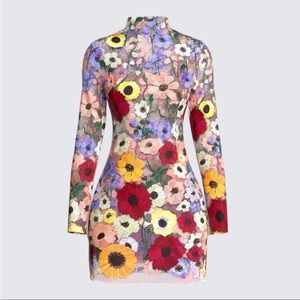 Flora Flower Mini Dress- Taylor swift inspired